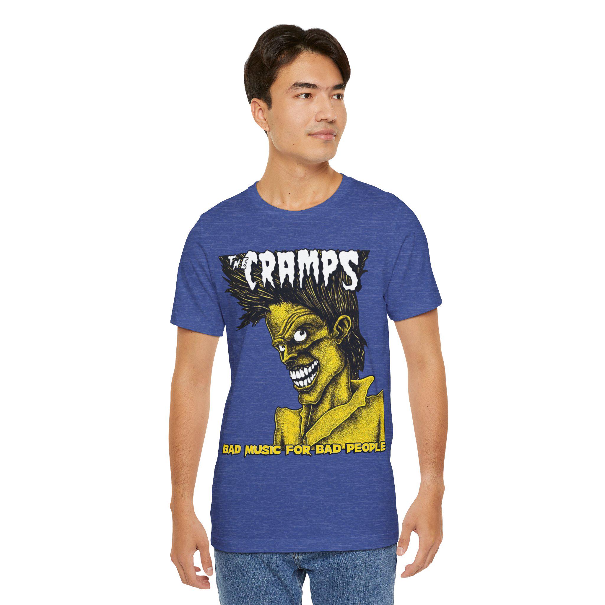 THE CRAMPS Bad Music For Bad People punk goth rock indie T Shirt ALL SIZES THE CRAMPS Bad Music For Bad People punk goth rock indie T Shirt ALL SIZES
