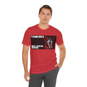 Samurai&#39;s Black Dog Album Cover Unisex T-Shirt - Cyberpunk 2077