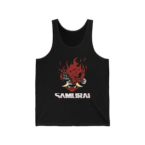 Camiseta regata unissex para cosplay de Johnny Silverhand - Cyberpunk 2077