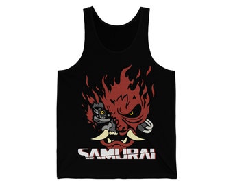 Johnny Silverhand Cosplay Unisex Tank Top - Cyberpunk 2077