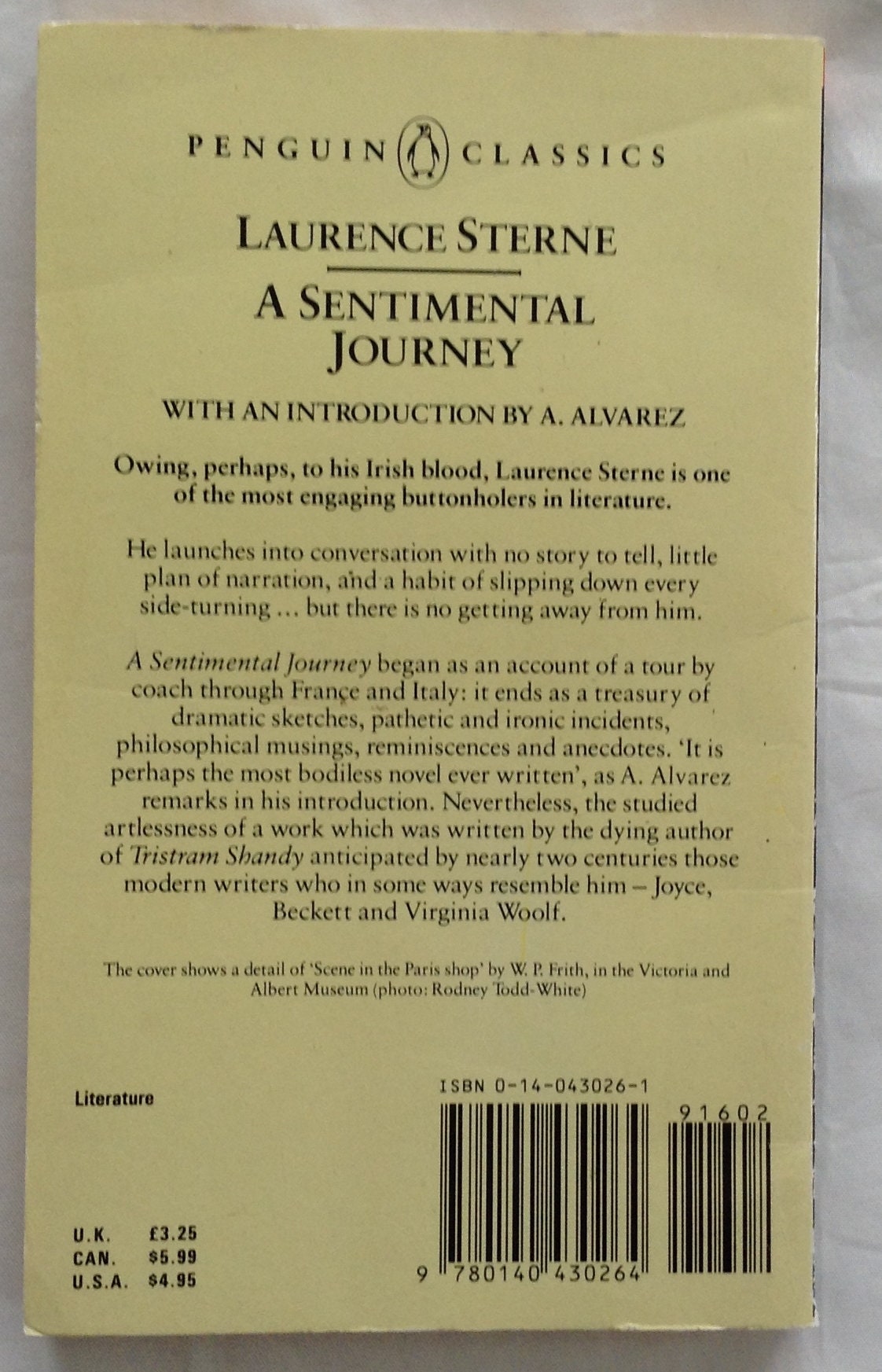 a sentimental journey by laurence sterne a sentimental journey by laurence sterne