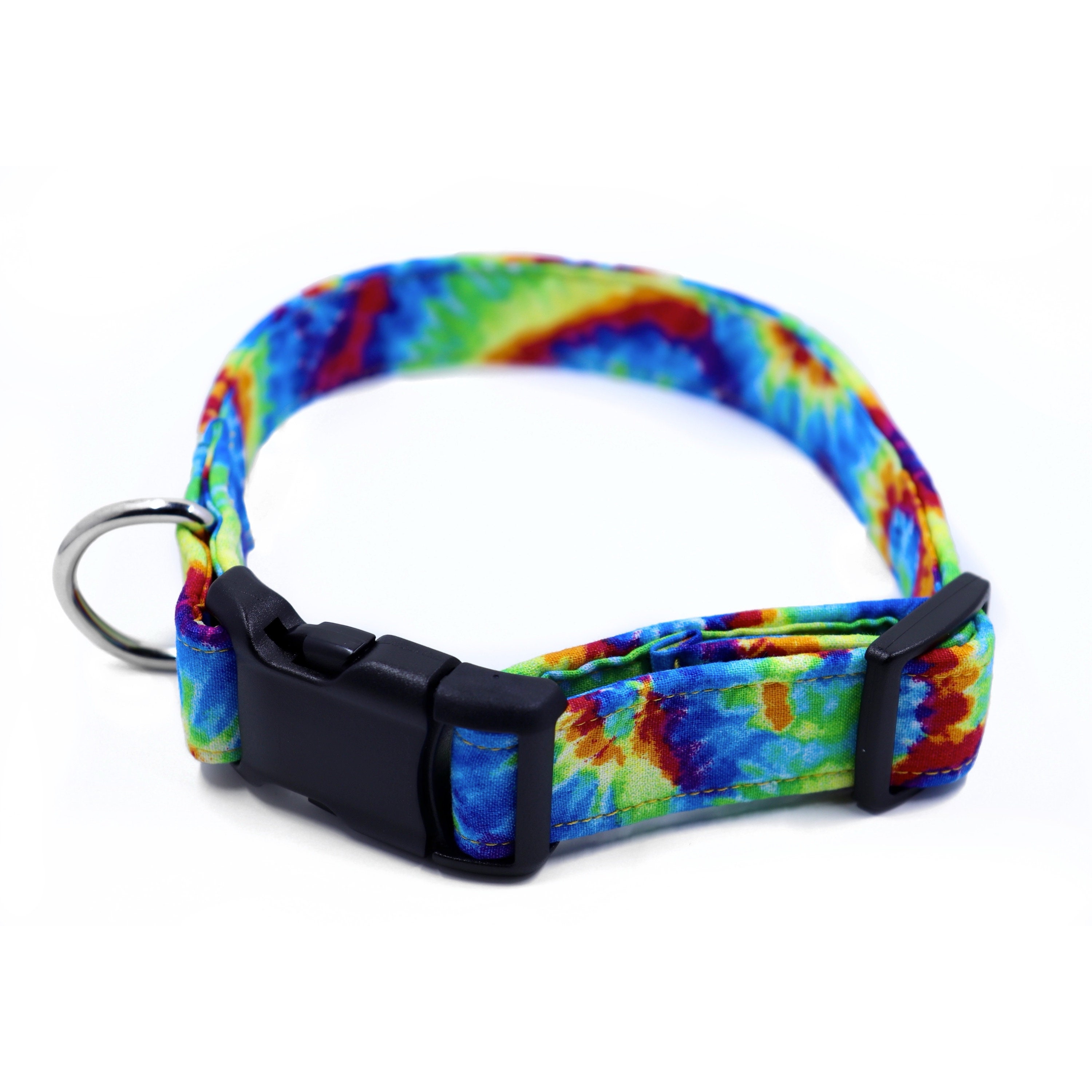 Tie Dye Dog Collar Pet Collar Small Dog Collar Large Dog Etsy