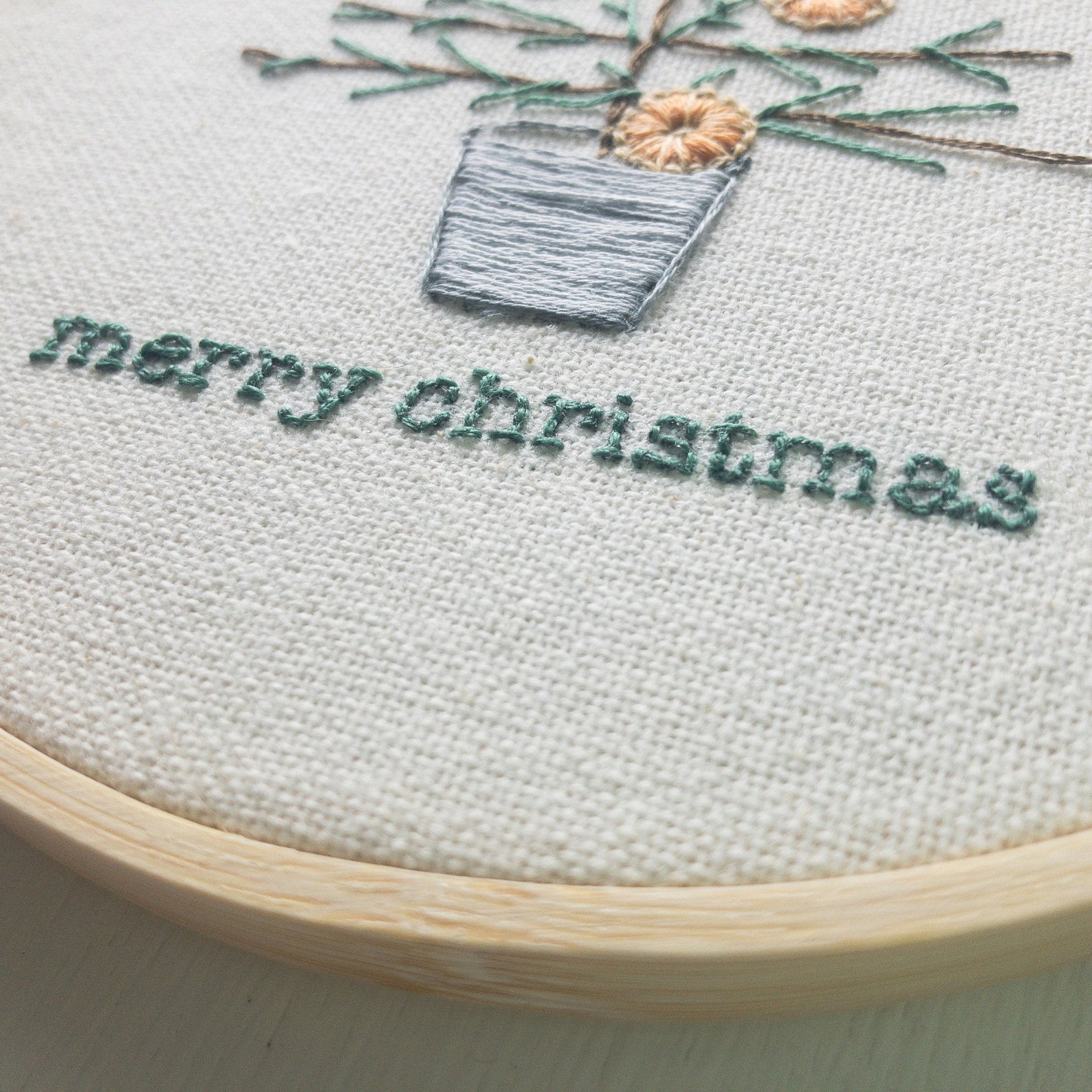 Christmas Tree Hand Embroidery Pattern - Digital Download PDF - Mini ...