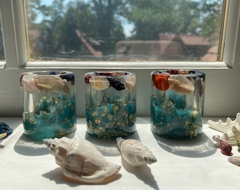 Beach Wedding Favor, Custom Shot Glass, Beach Lover Gift, Beach Vacation, Shot Glass, Bachelorette Shot Glass, 21st Birthday Gift for Her