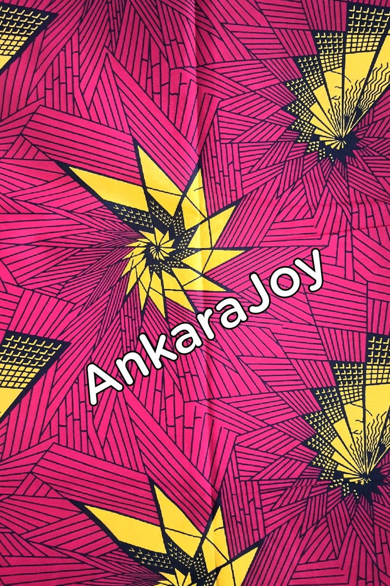 Per Yard African Wax Print Fabric--Vibrant Colours--High Quality Ankara Sold By The Yard 1 Yard 100/% Cotton Free UK Shipping.