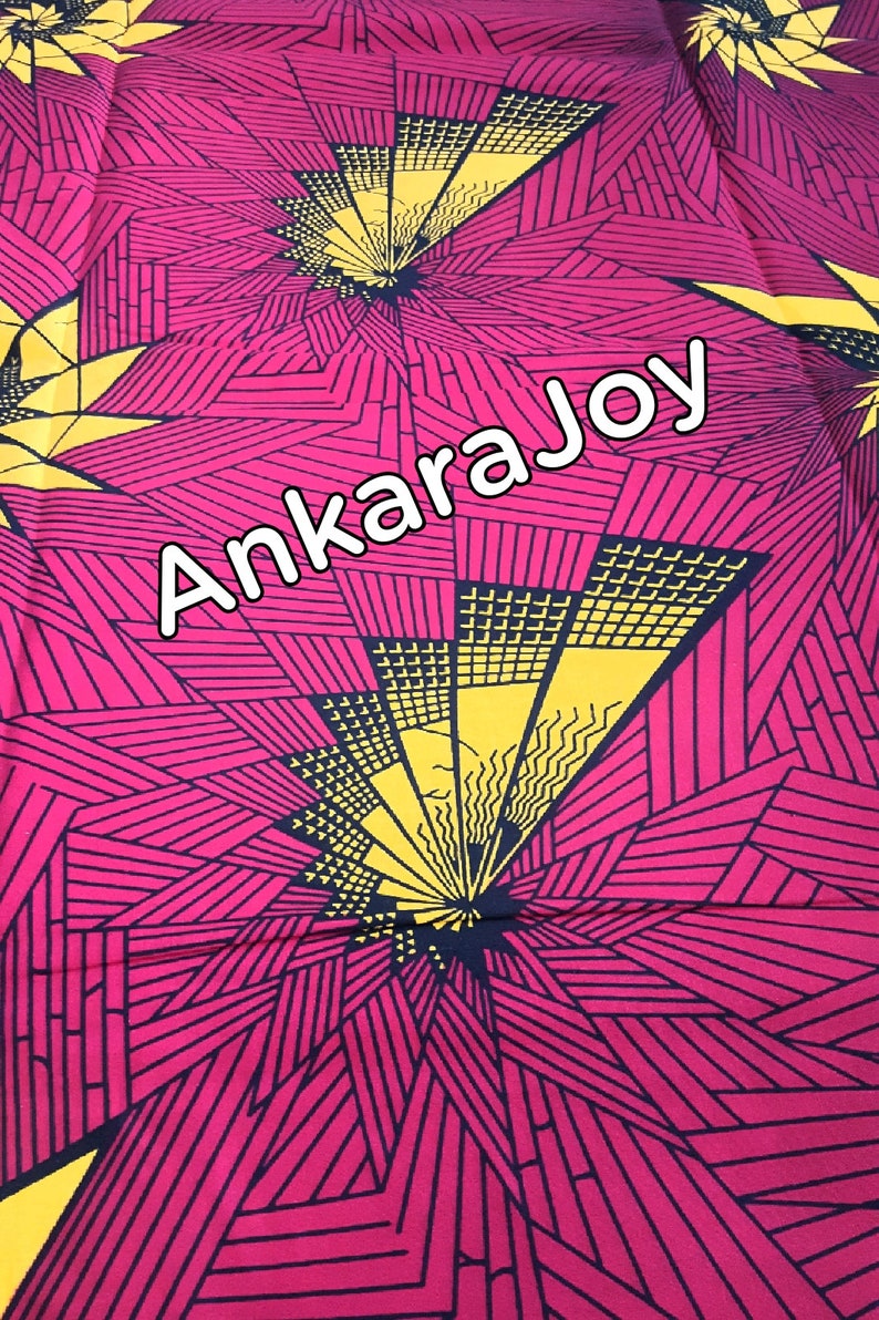 Per Yard African Wax Print Fabric--Vibrant Colours--High Quality Ankara Sold By The Yard 1 Yard 100/% Cotton Free UK Shipping.