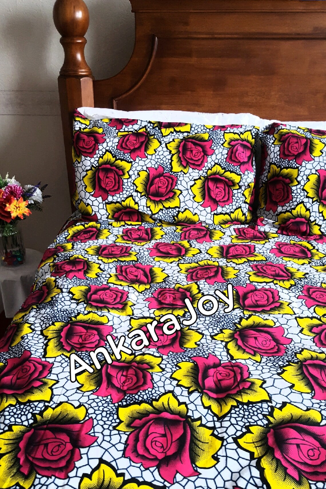 Ankara Duvet Cover Set African Print Duvet Set Geometric Etsy