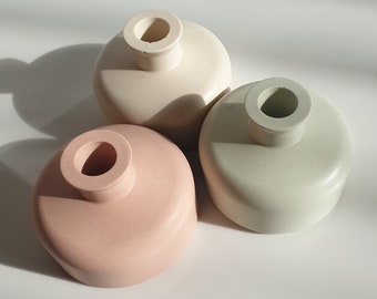 Jesmonite Vase, Minimalist Vase, Modern Decor, Homeware, Gift for her, Gift for him, Concrete Decor, Stone Decor, Homeware, Neutral Decor