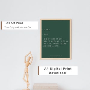 A4 Original Quote Digital Print, Digital print, Quote Print, wall hanging, digital art, printable, Downloadable, Digital art print, quote,