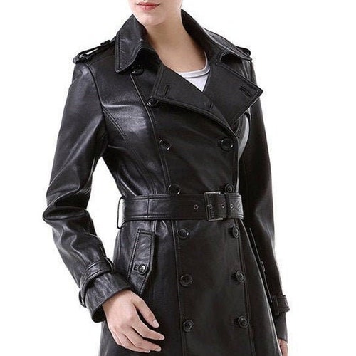 Handmade Women's Genuine Lambskin Leather Celebrity Coat - Etsy