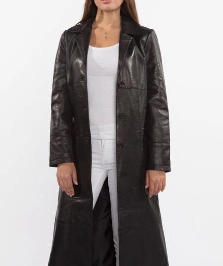 Handmade Women's Lambskin Leather Celebrity Coat Outfit - Etsy