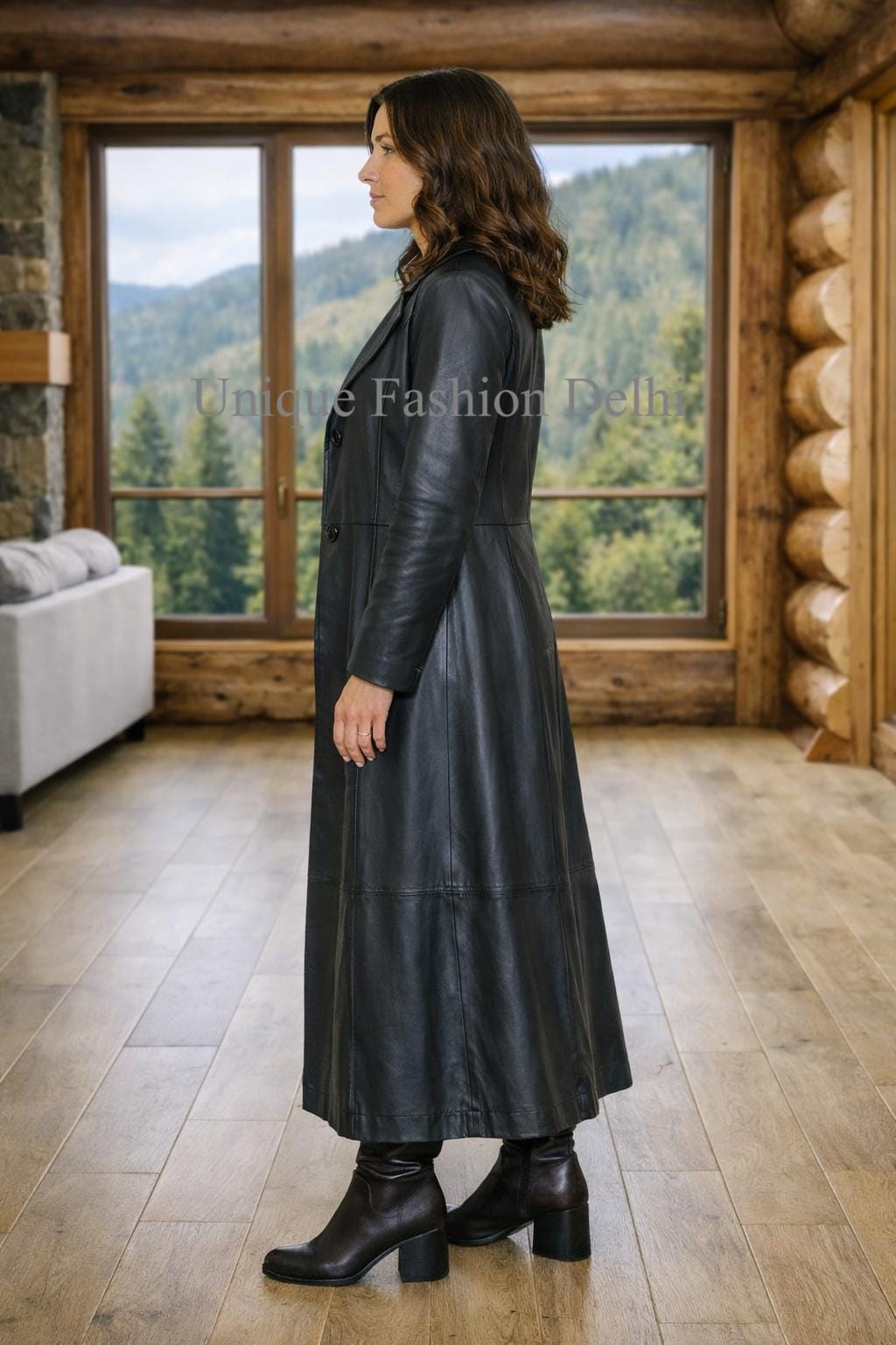 Long Black Leather Dress - Etsy Long Black Leather Dress - Etsy