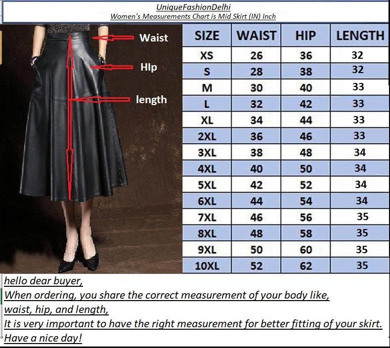 Handmade Women's Genuine Lambskin Leather Mid Skirt Outfit - Etsy