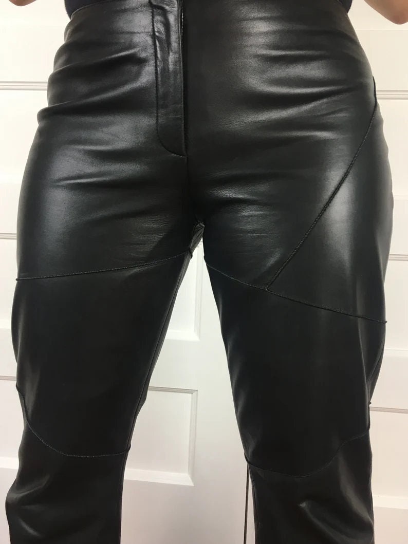 discount 80% WOMEN FASHION Trousers Leatherette Venca Leggings Black M 