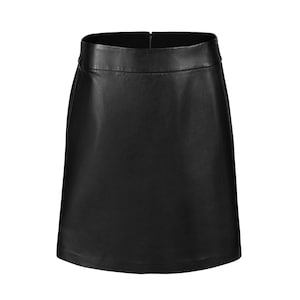 handmade best quality Genuine Soft and smooth lambskin leather beautiful mini skirt outfit Leather mini skirt vintage mini skirt Customizing