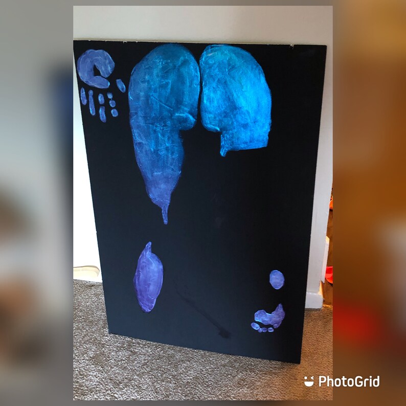 paint butt and sit on canvas paint butt and sit on canvas