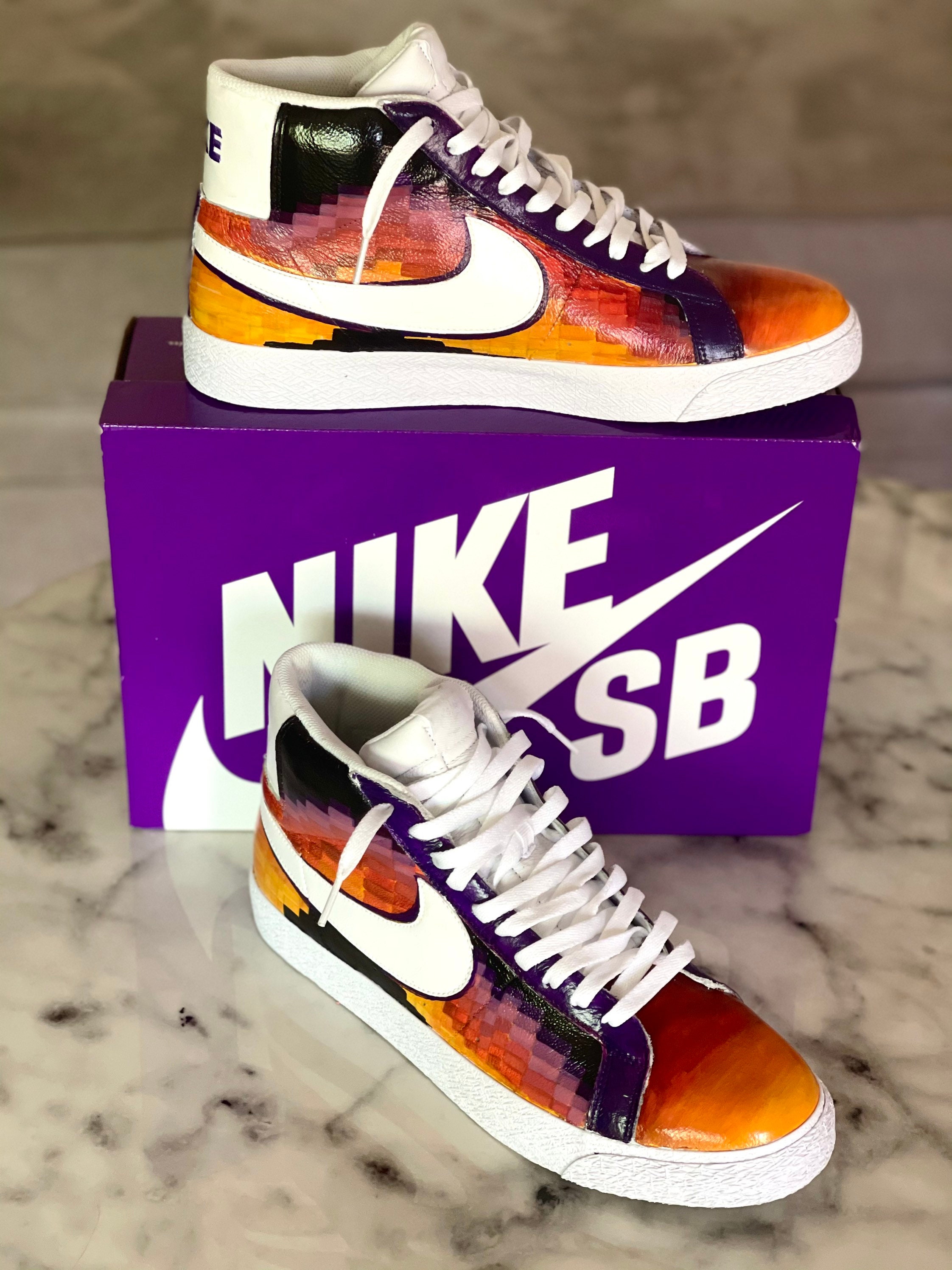 Phoenix Suns Basketball Team Purple Air Jordan 13 Shoes Gift For Fans