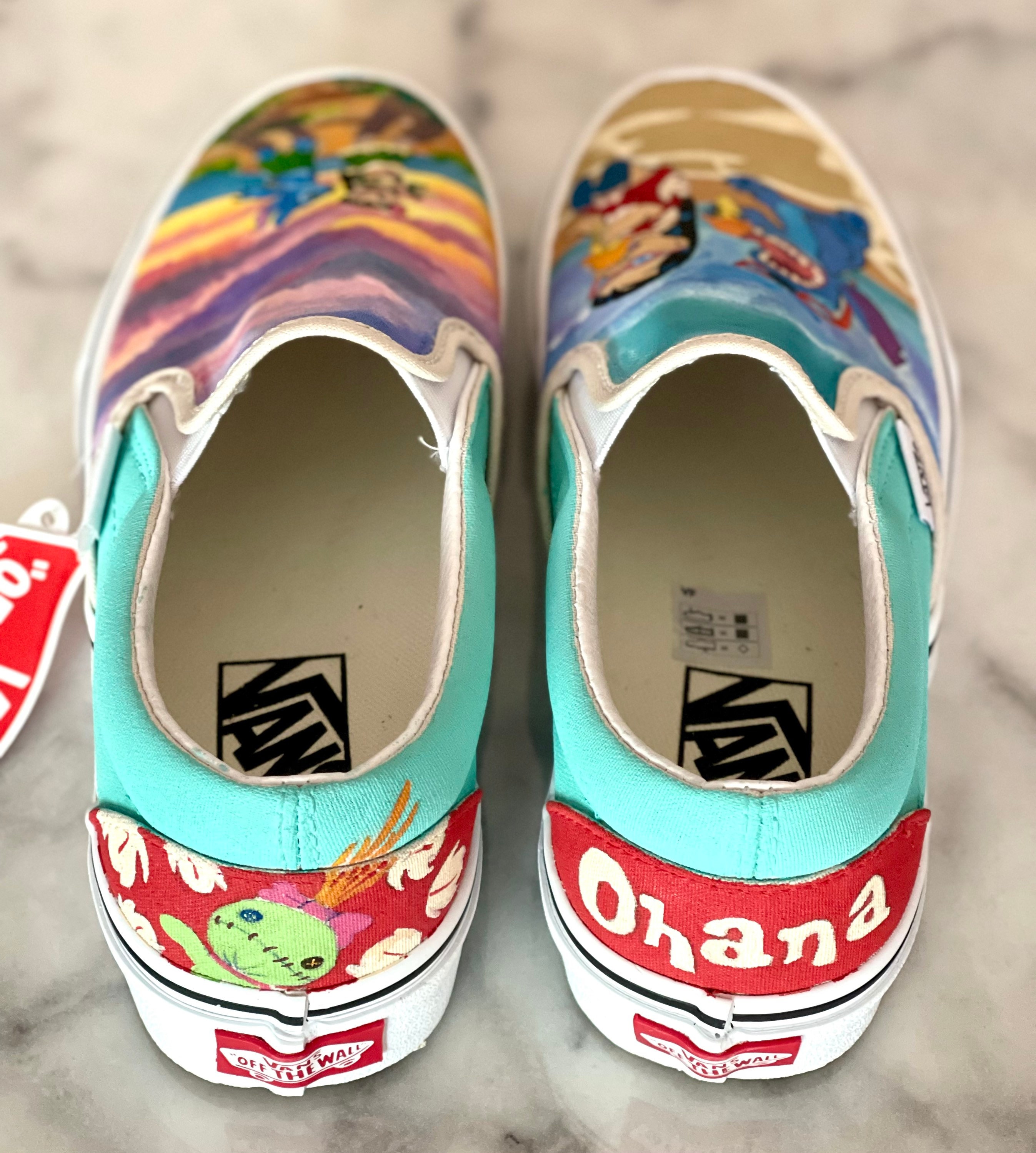 Lilo and Stitch Custom Vans | Etsy