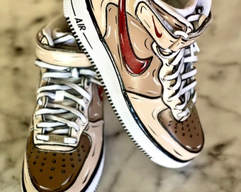 Nike Air Force 1 Mid - Etsy
