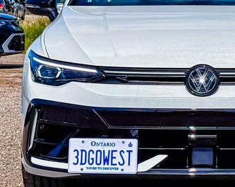 Support de plaque d'immatriculation 2025+ MK8.5 GOLF R