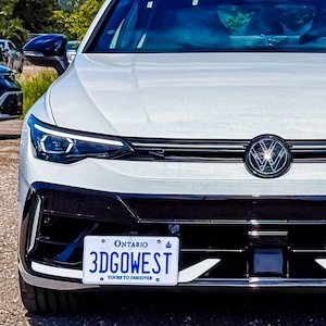 Soporte para matrícula del Golf R MK8.5 (2025 en adelante)