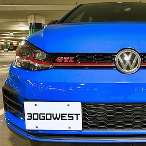 2018-2021  MK7.5 GOLF GTI License Plate Holder