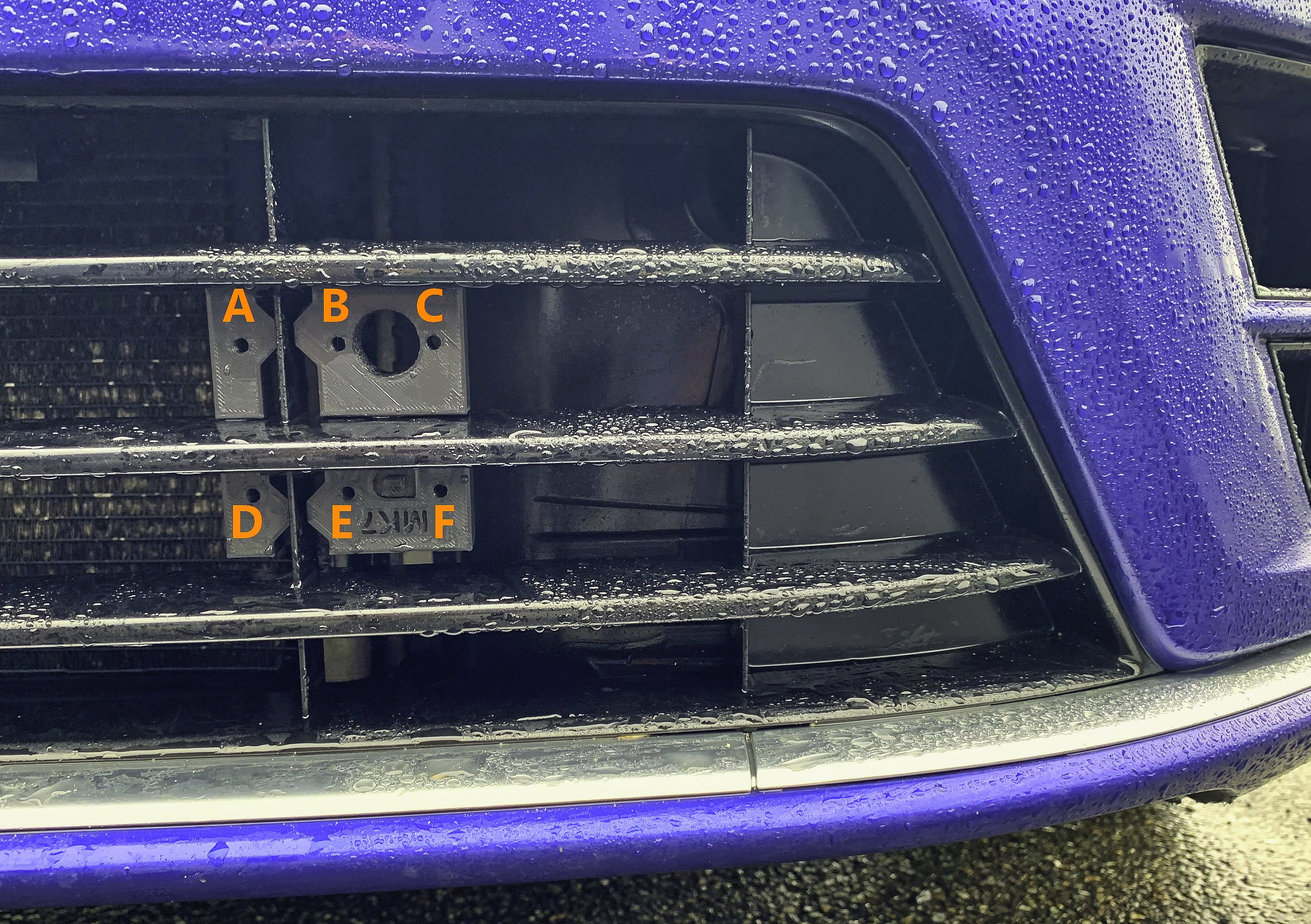 MK7 GOLF R License Plate holder Etsy