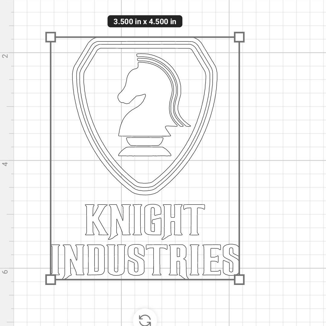 Knight Rider Sticker Decal knight Industries - Etsy Finland