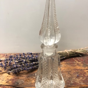 Vintage Perfume Bottle With Pointy Stopper