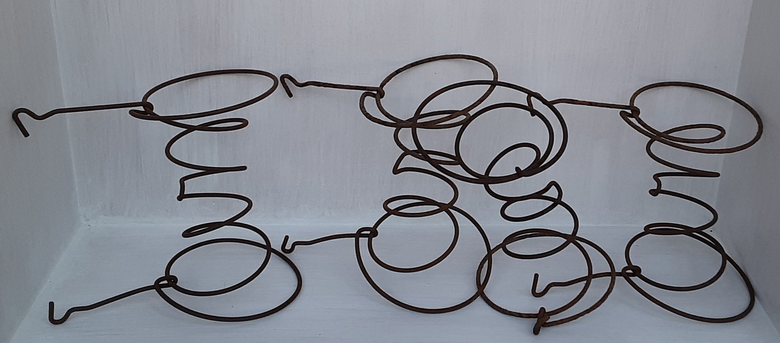 Lot of 4 Vintage Metal Coil Box Spring Mattress Bed Spring Etsy UK