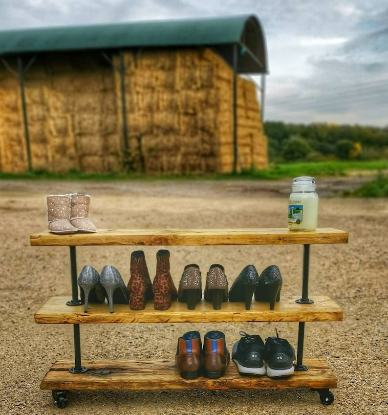 Reclaimed Wood Shoe Rack / TV Stand / Bookshelves / Storage / Etsy UK