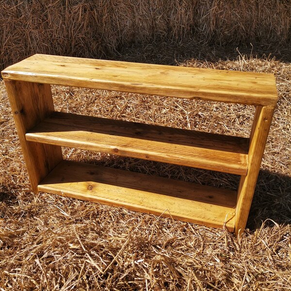 Reclaimed Wood Shoe Rack Etsy UK