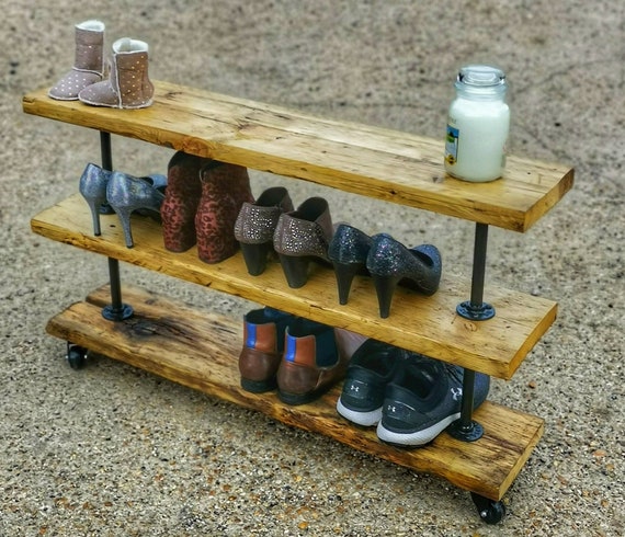 Shoe rack made of wood sale