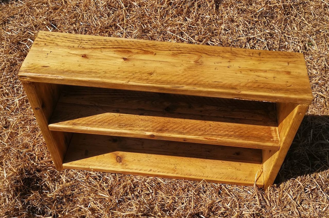 Reclaimed Wood Shoe Rack / TV Stand / Bookshelves / Storage / Etsy UK