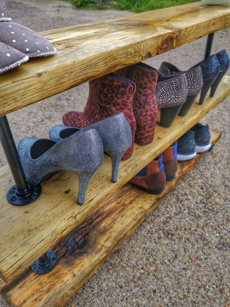 Reclaimed Wood Shoe Rack / TV Stand / Bookshelves / Storage / Etsy UK