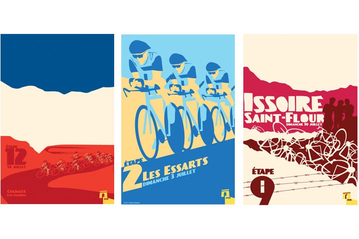 Tour De France Daily Poster Book Limited Edition 