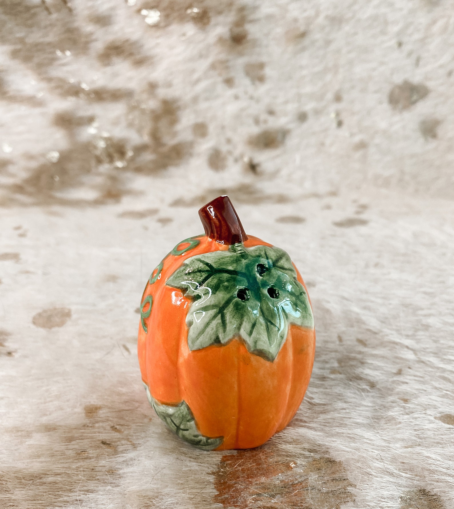 Vintage pumpkin salt and pepper shakers halloween shakers Etsy