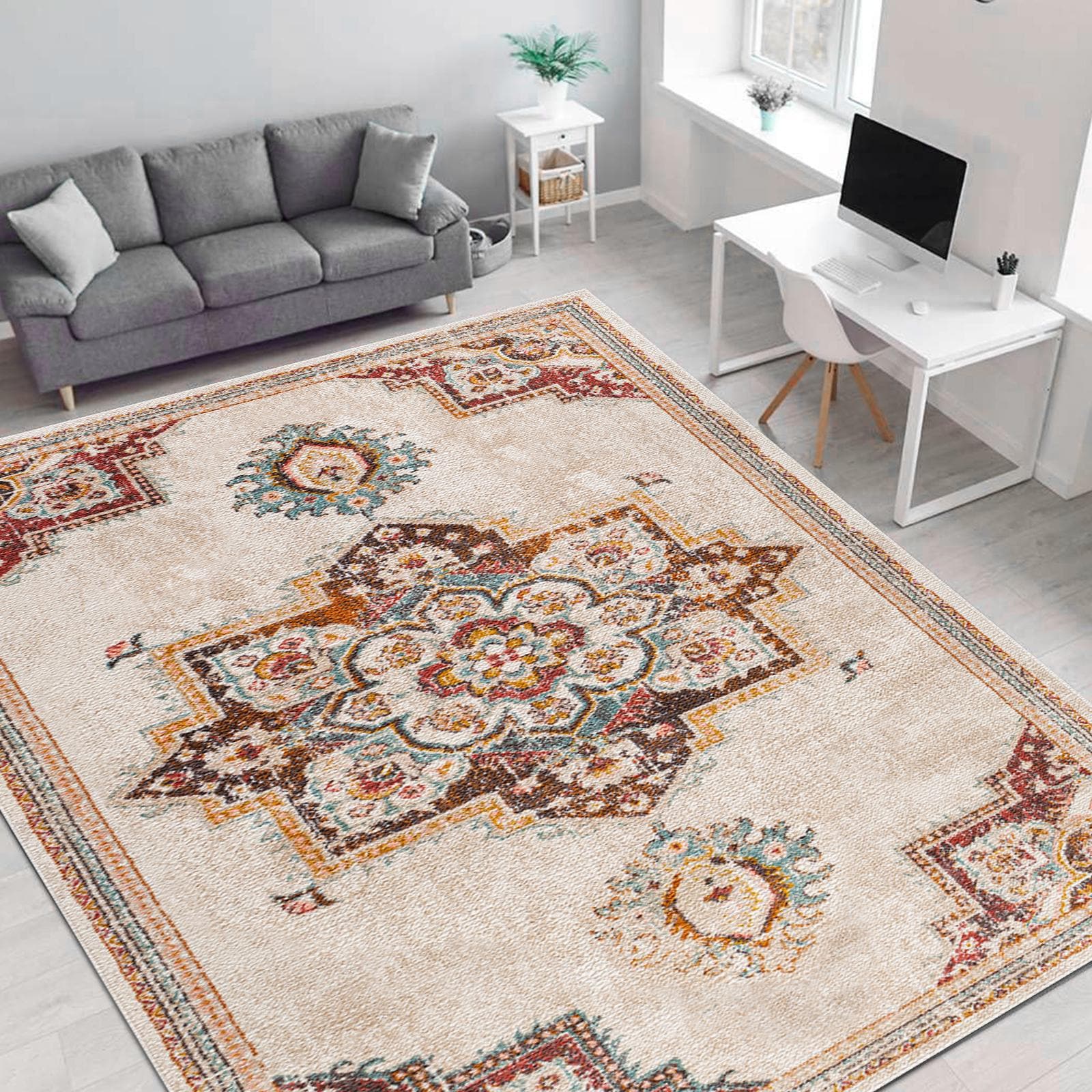 Large Vintage Rug - Etsy