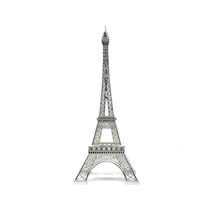 Allgala Eiffel Tower Statue Decor Alloy Metal, 7" to 24", Many color to choose from