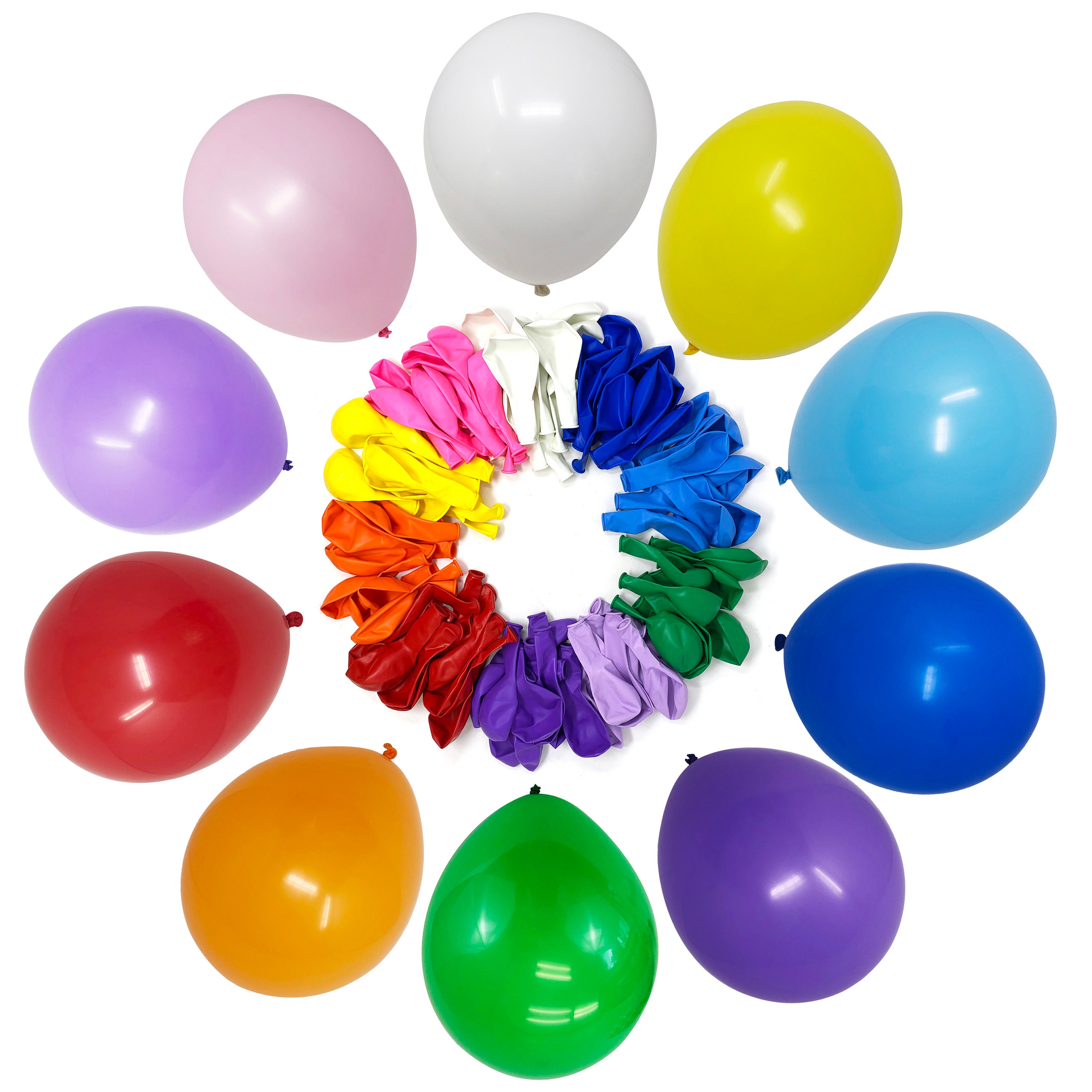 100ct Helium Grade Latex Balloons, 9 Inch Party Decor - Etsy
