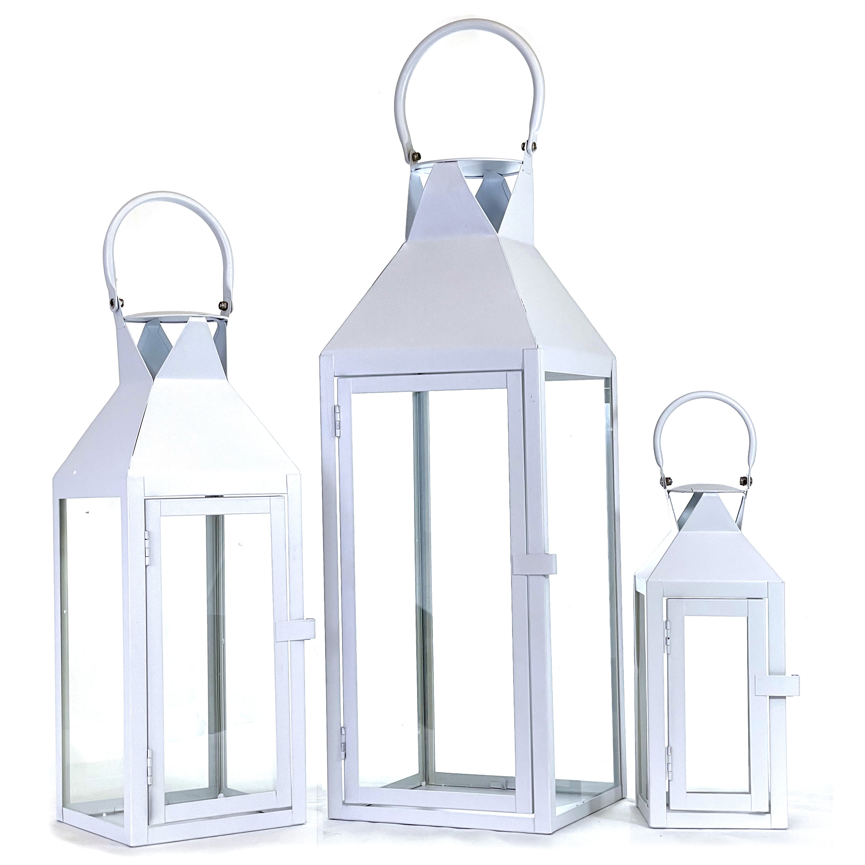 Allgala 3-PC Set Jumbo Luxury Modern Indoor/outdoor Hurricane