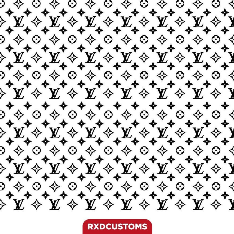 Louis Vuitton Vinyl Stencil Custom Trainers LV Etsy