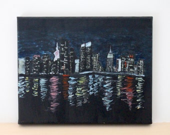 Light that Follows - New York City Skyline Painting