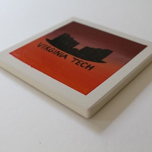 College Logo Ceramic Coasters (Individual)