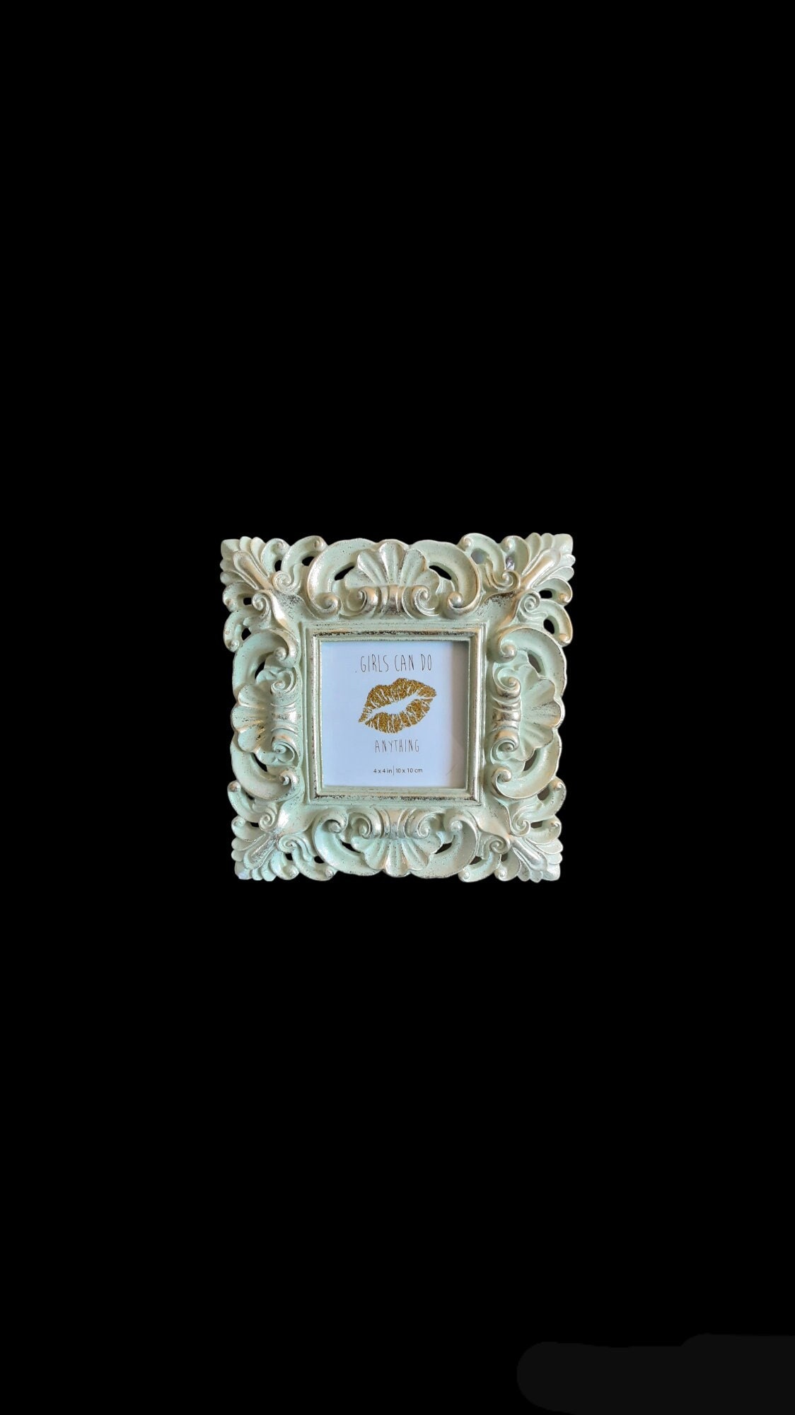 Ornate Square Gold 6x6 Picture frame with glass 6 x 6 Square Photo — Modern  Memory Design Picture frames