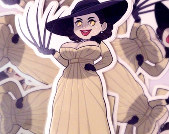 Resident Evil Village Lady Dimitrescu Vinylklistermärke