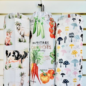 Porte-sacs en plastique en toile pour champignons et légumes