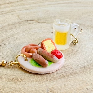 Beer & Bratwurst Earrings/ Oktoberfest