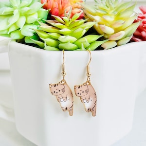 Cat Earrings Dangle