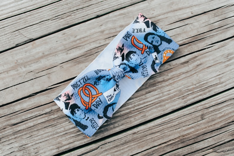 The Office Headwrap Bow Headwrap Bullet fabric